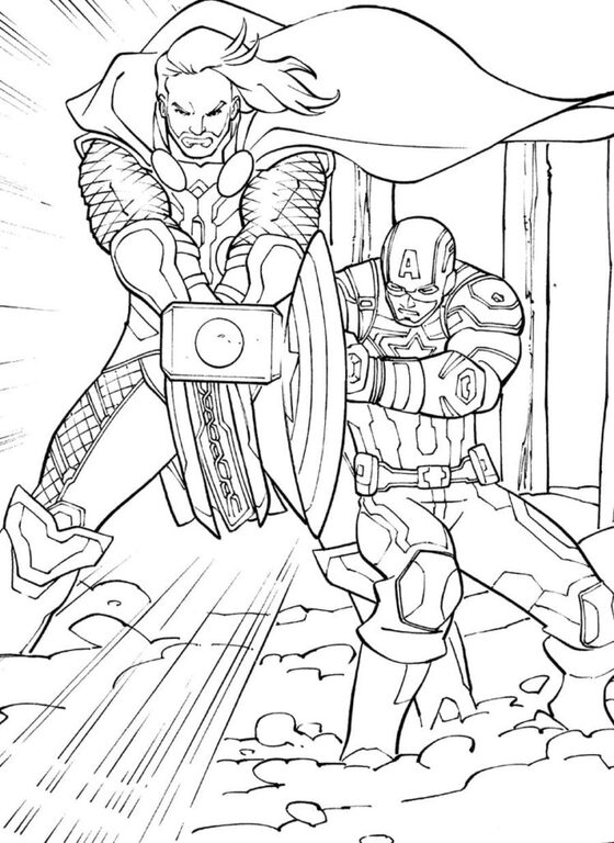 Superhelden zum Ausdrucken für Kinder