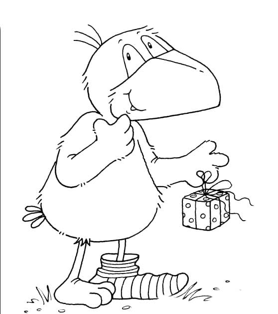 Zeichne Der kleine Rabe Socke Spaß