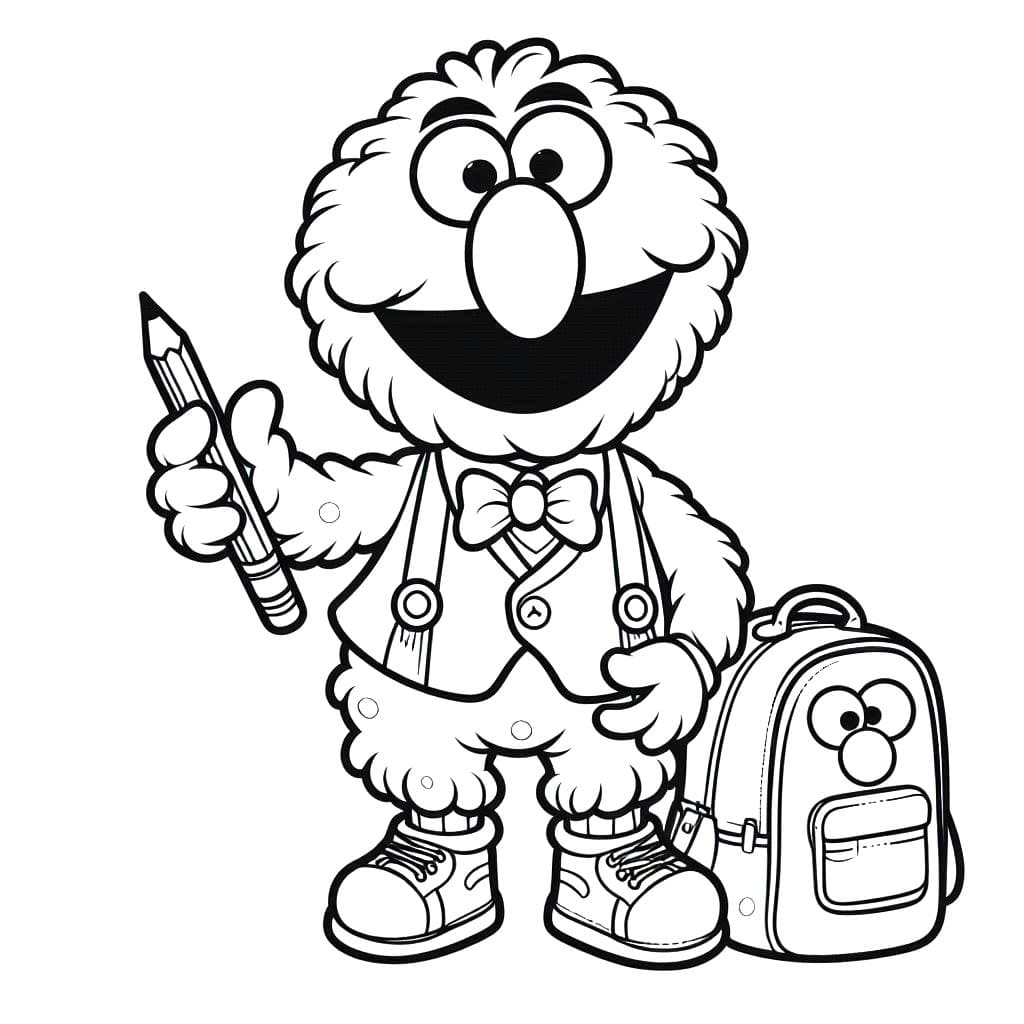 Zeichne die Sesamstraße 5