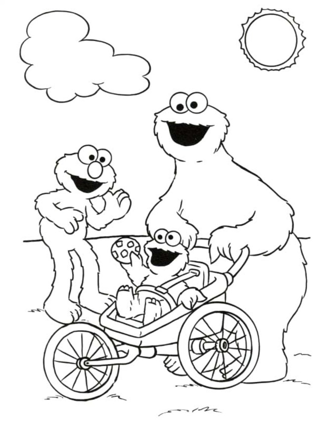 Zeichne die Sesamstraße kostenlos