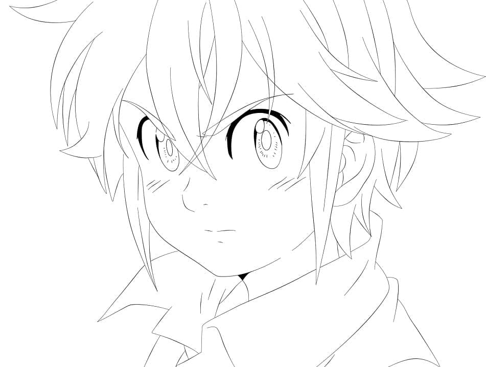 Zeichne Meliodas Druck