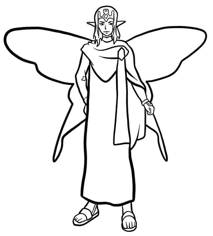 Zeichne Obeiron aus Sword Art Online