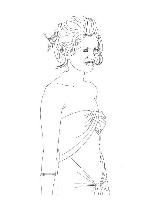 Zeichne Selena Gomez 11