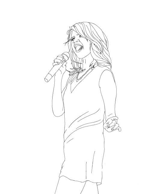 Zeichne Selena Gomez 3