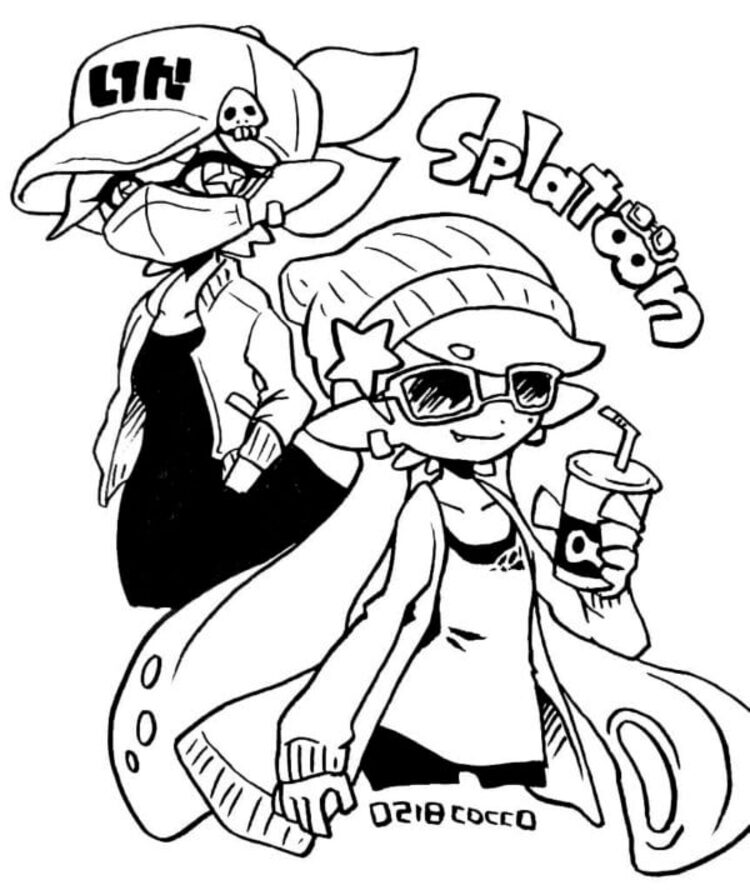 Zeichne Splatoon 9