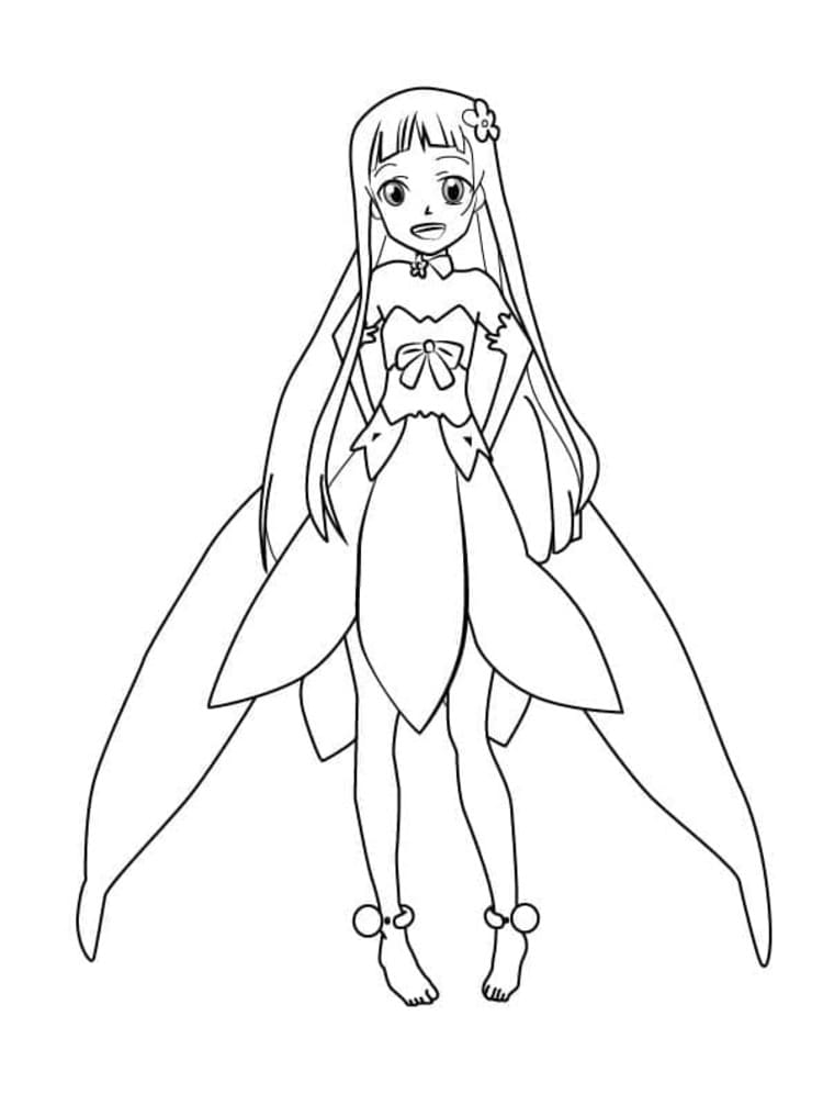 Zeichne Yui aus Anime Sword Art Online