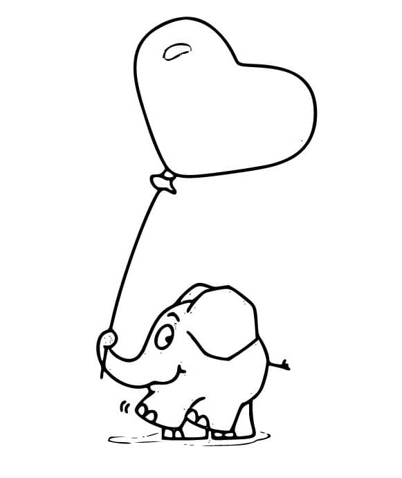 Zeichnen Sie Die Sendung mit dem Elefanten druck