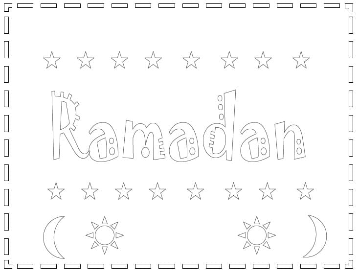 Zeichnen Sie Ramadan ganz einfach