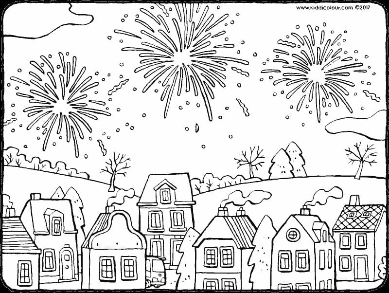 Zeichnen Silvester 6