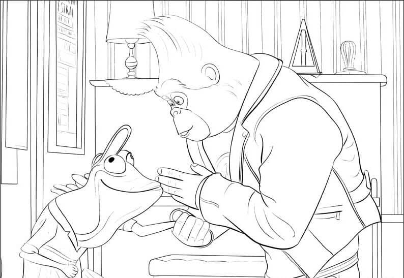 Zeichnen Sing basisch