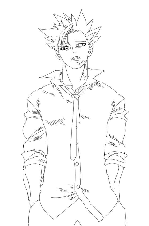 Zeichnung Ban aus Seven Deadly Sins