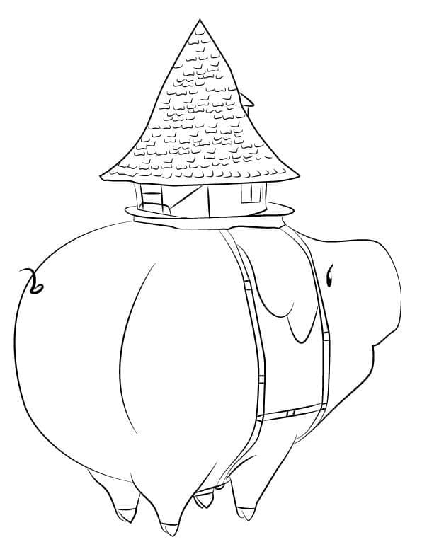 Zeichnung Hawk Mama aus Seven Deadly Sins