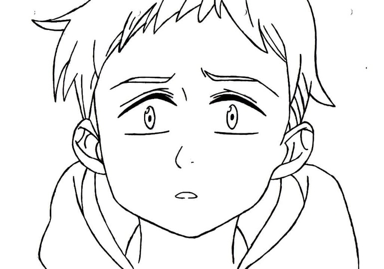 Zeichnung King in Anime Seven Deadly Sins