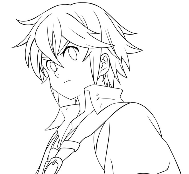 Zeichnung Meliodas in Seven Deadly Sins