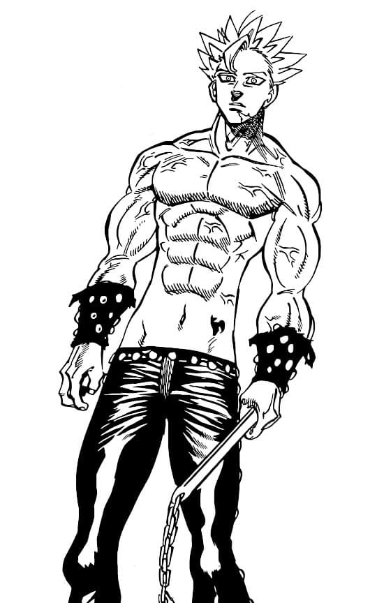 Zeichnung Undead Ban aus Seven Deadly Sins