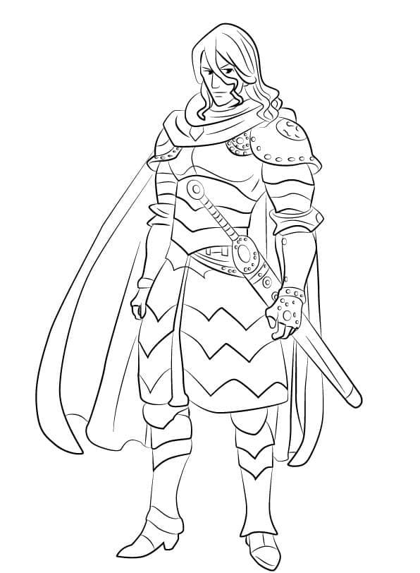 Zeichnung Zaratras aus Seven Deadly Sins