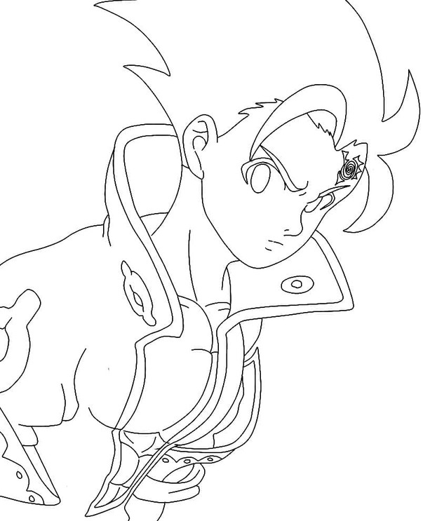 Zeichnung Zeldris aus Anime Seven Deadly Sins