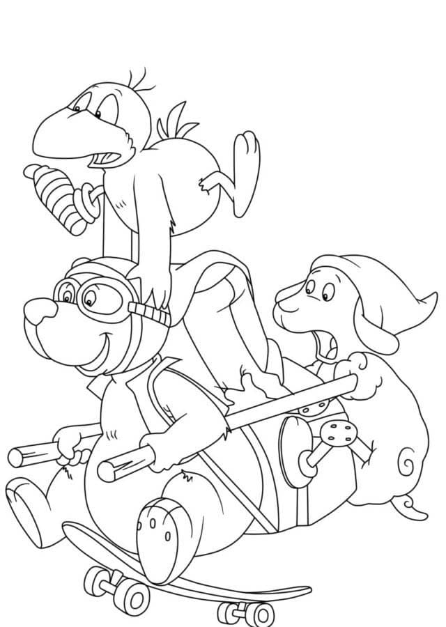 Zum Ausdrucken Der kleine Rabe Socken