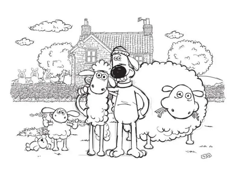 Bild Shaun das Schaf kostenlos für Kinder