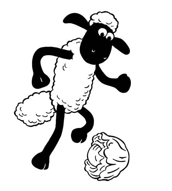 Bild Shaun das Schaf zum Ausdrucken