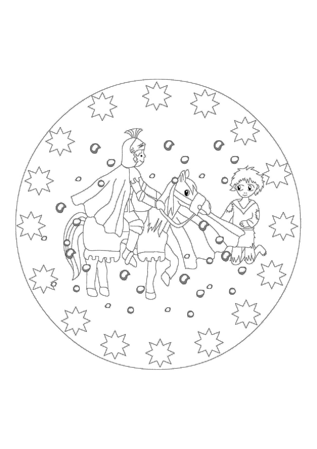 Kostenlos druckbar Sankt Martin