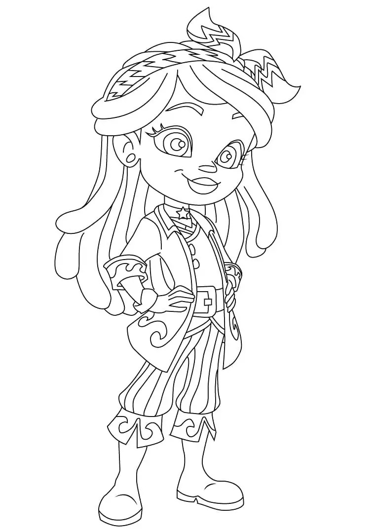 Kostenlos druckbar Zeichnen Sie Santiago der Meere