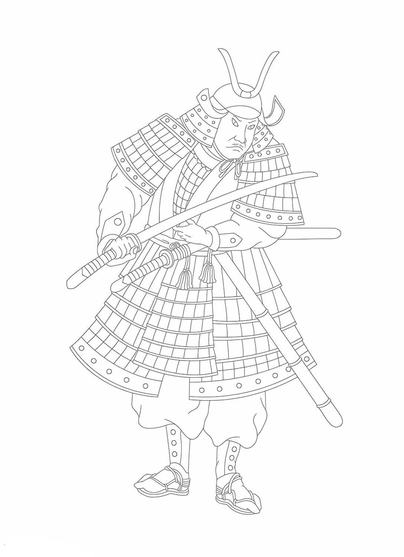 Samurai zeichnen 11