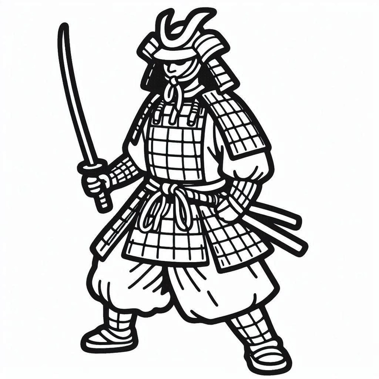 Samurai zeichnen 9