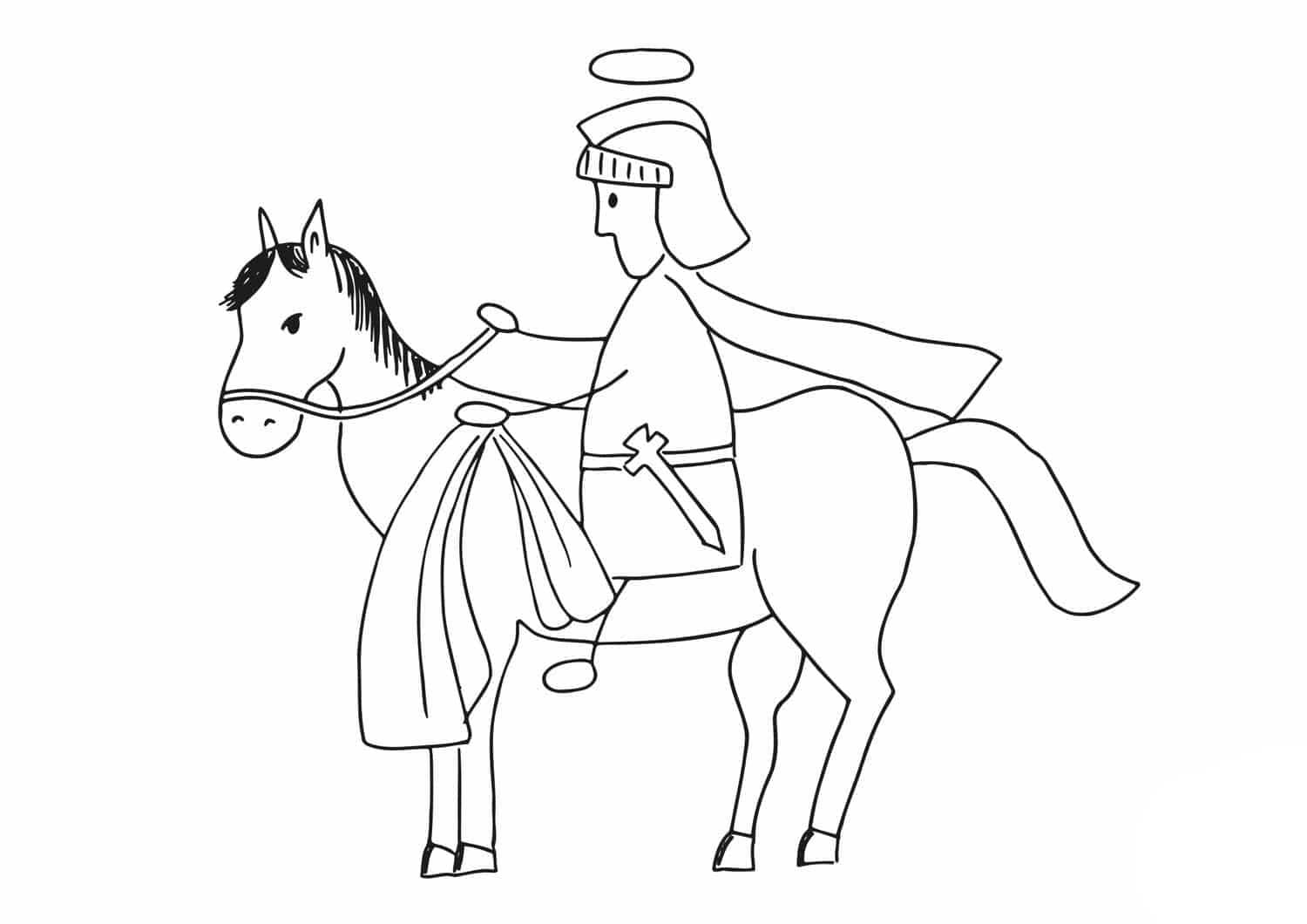 Sankt Martin kostenlos druckbar