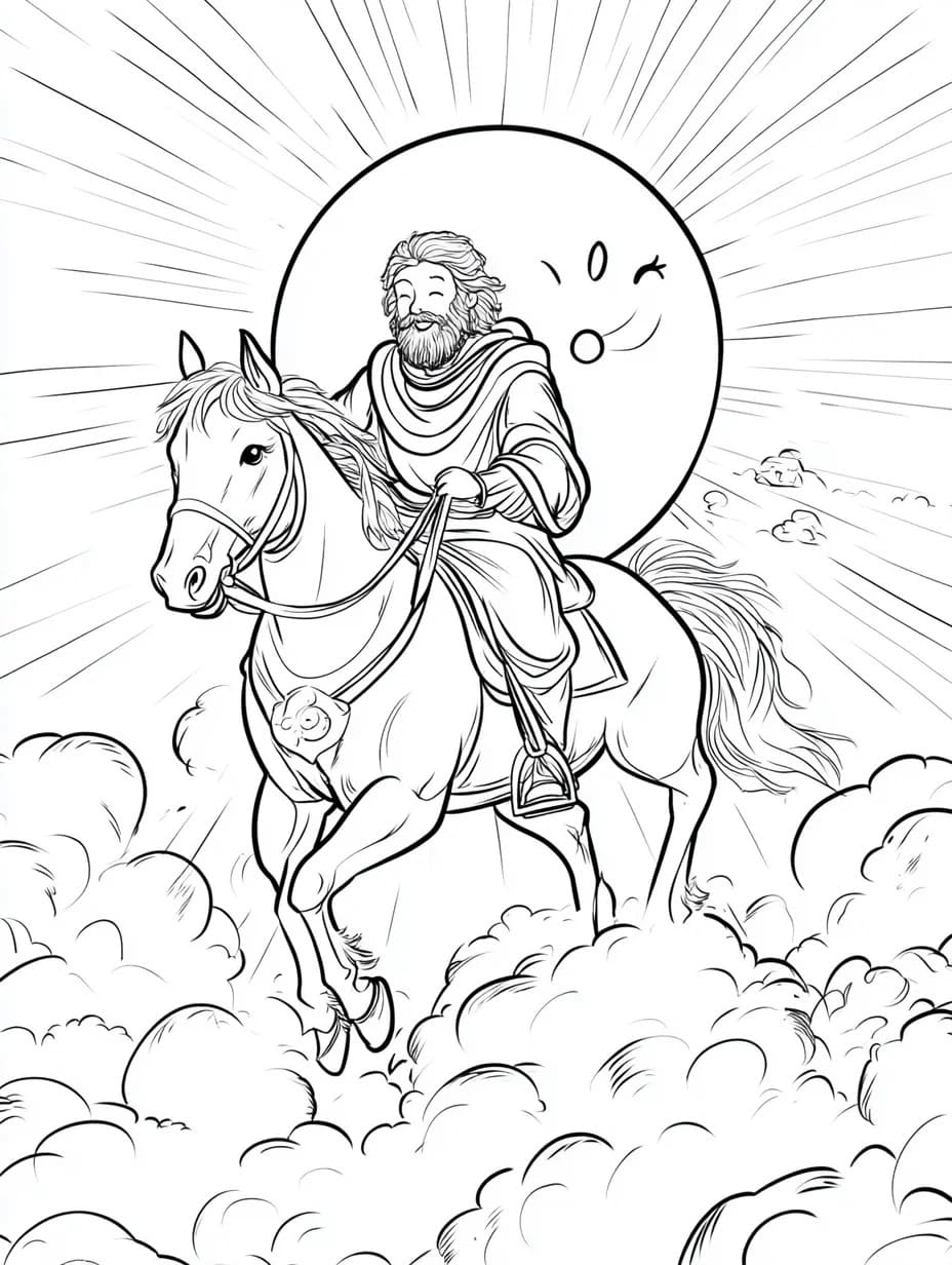 Sankt Martin kostenlos zum Ausdrucken