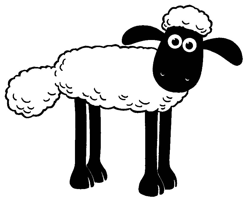 Shaun das Schaf einfach zeichnen