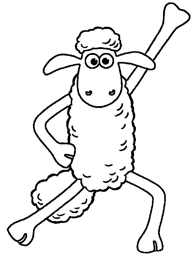 Shaun das Schaf kostenlos zeichnen