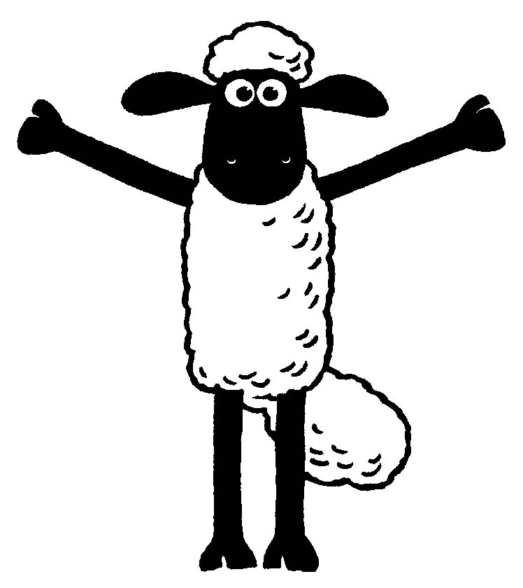 Shaun das Schaf zeichnen Drucken