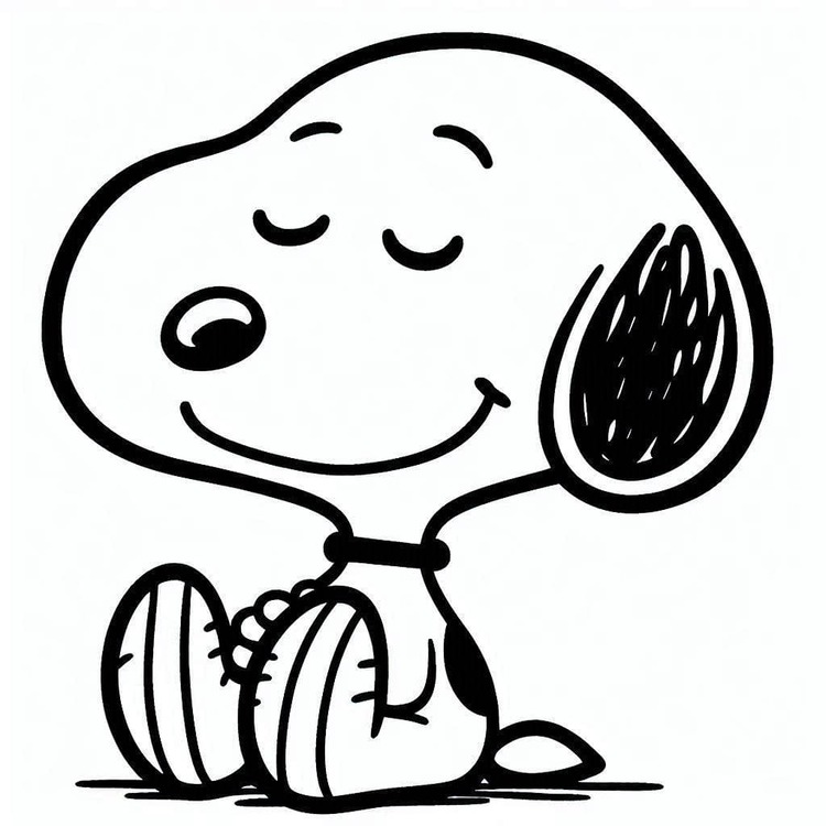 Snoopy Bild für Kinder