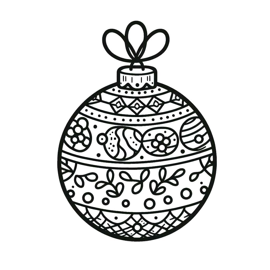 Weihnachtskugeln zeichnen Bild