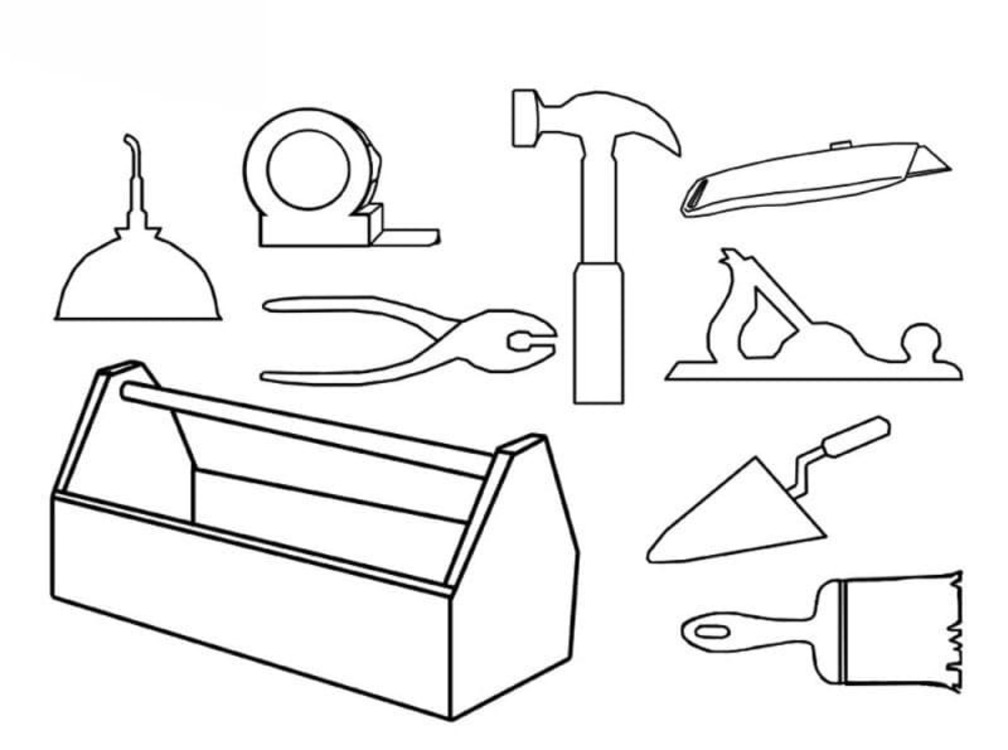 Werkzeugkasten und Werkzeuge