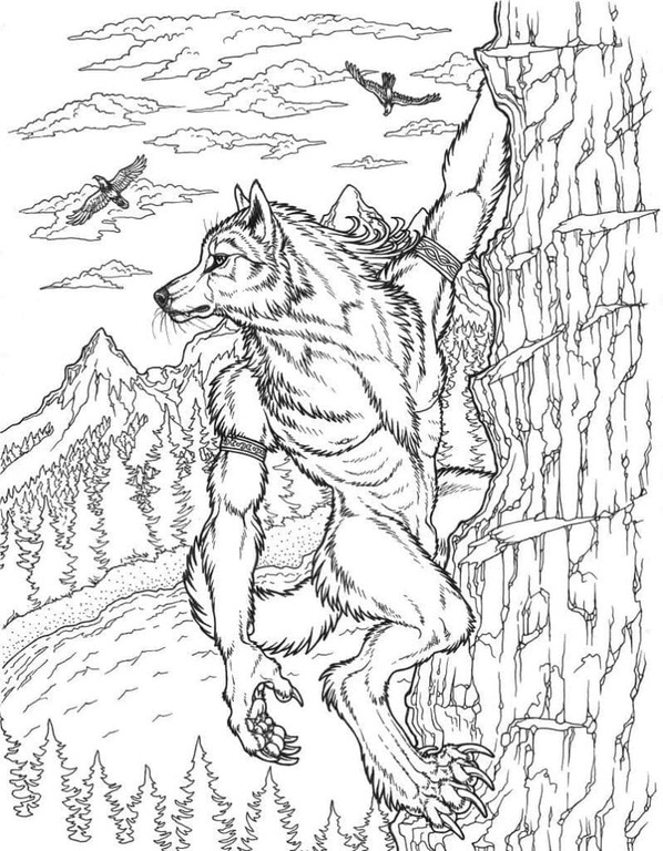 Werwolf bild zeichnen