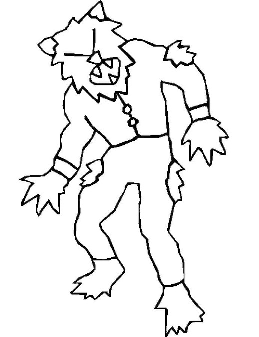 Werwolf zeichnen leicht gemacht