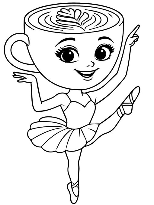 Zeichne Brainrot Ballerina Cappuccina