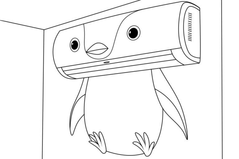 Zeichne Brainrot Penguinator Thermoregulator