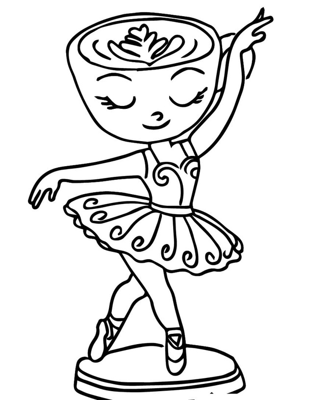 Zeichne Italian Brainrot Ballerina Cappuccina