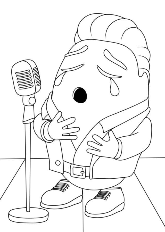 Zeichne Italian Brainrot Potato Brain Rot