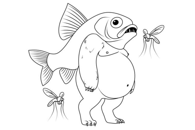 Zeichne Italian Brainrot Troppo Trippa