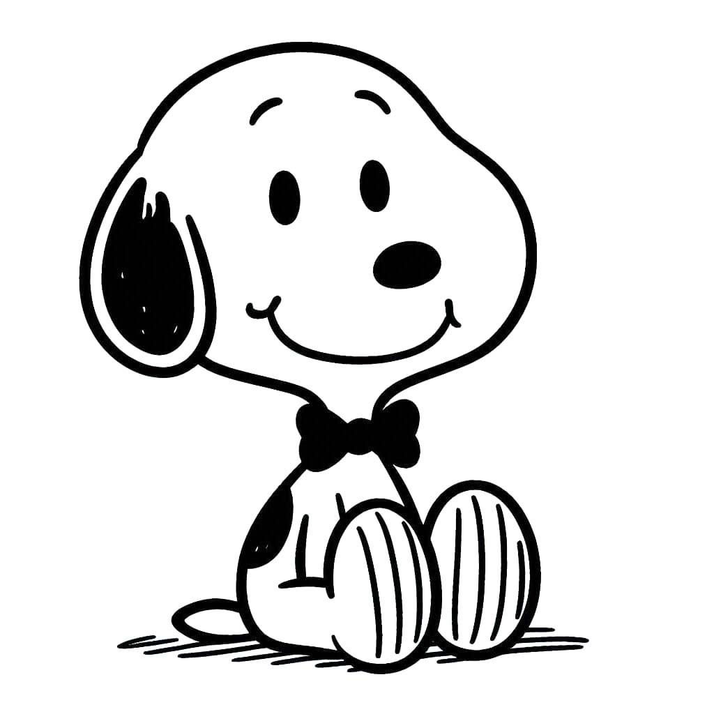 Zeichne Snoopy 3