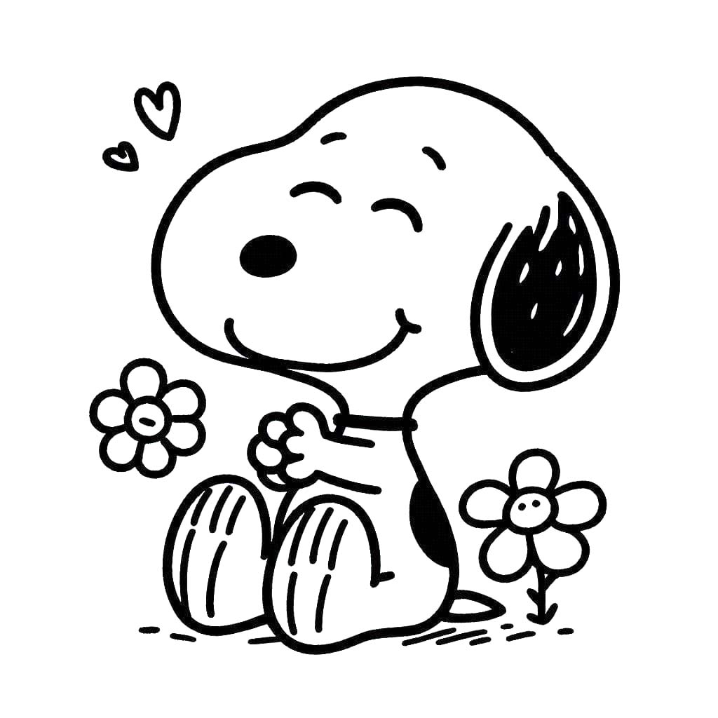 Zeichne Snoopy 4