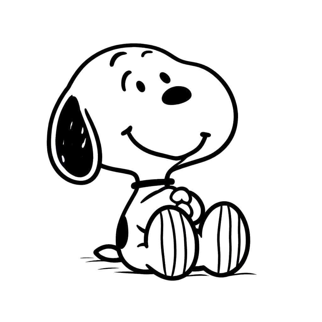 Zeichne Snoopy 5