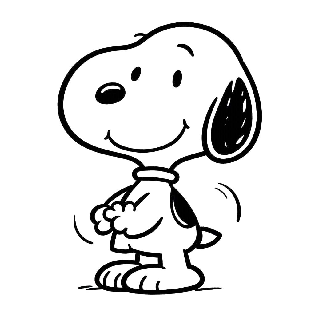 Zeichne Snoopy 6