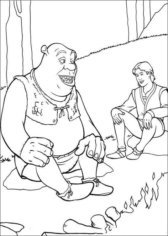 Zeichnen Shrek ausdrucken