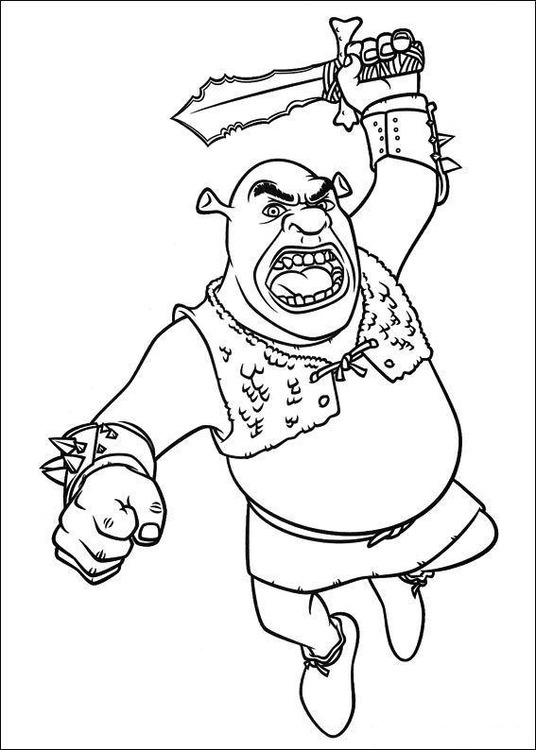 Zeichnen Shrek kostenlos