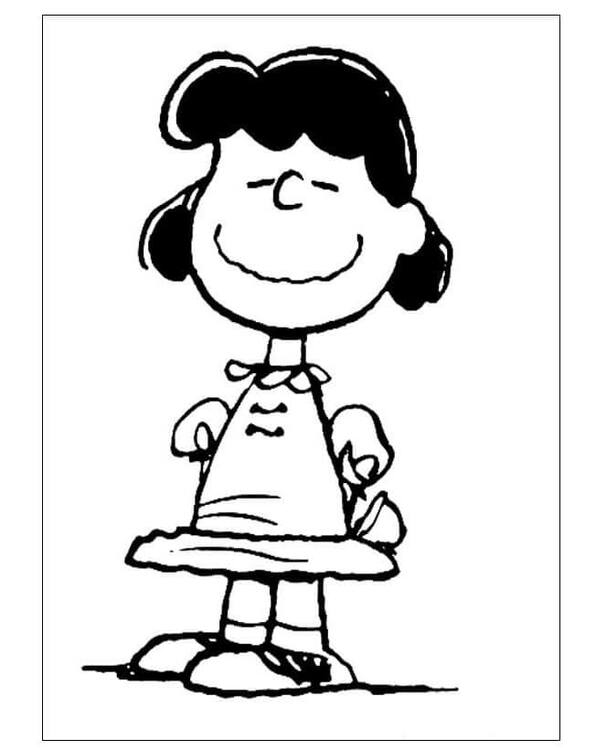 Zeichnen Sie Lucy Van Pelt